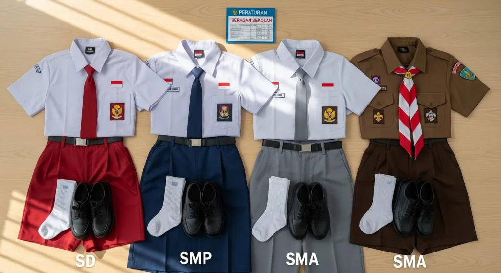 peraturan seragam sekolah 2023