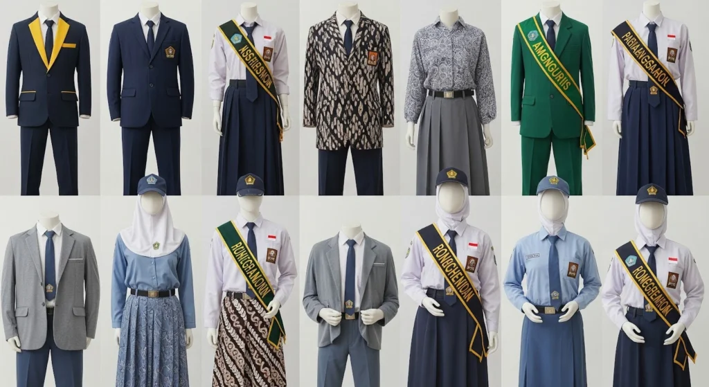 seragam sekolah indonesia terkeren