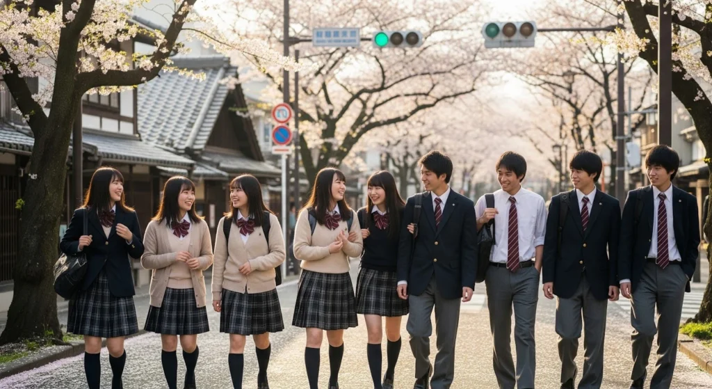 seragam sekolah jepang sesuai musim